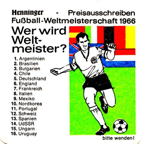 frankfurt f-he henninger quad 1a (180-wer wird weltmeister 1966)
